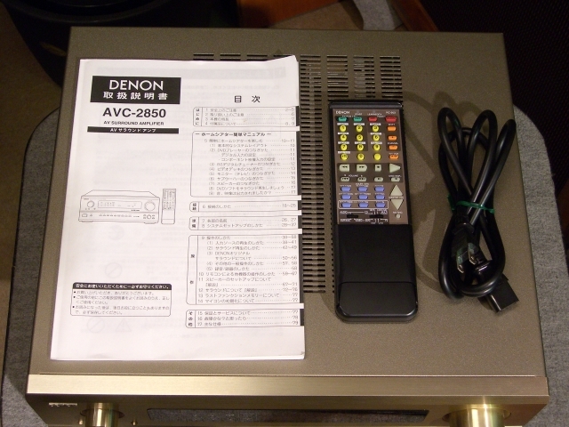 AVC-2850 DENON - HiFi-Do McIntosh/JBL/audio-technica/Jeff Rowland