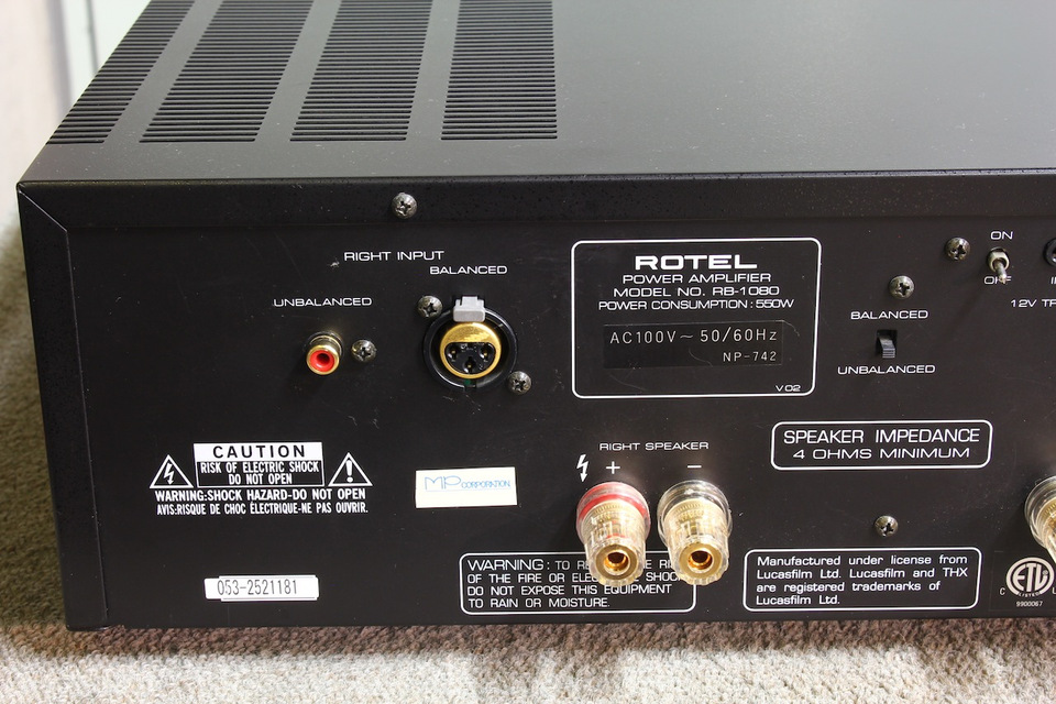 RB-1080 ROTEL - 中古オーディオ 高価買取・販売 ハイファイ堂