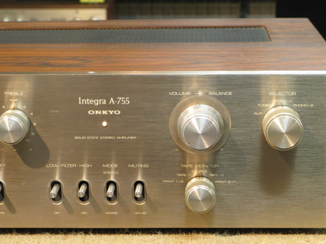 ONKYO Integra A-755 アンプ(J52) ONKYO インテグラ A-755 プリメイン