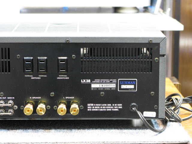 LX38 LUXMAN - 中古オーディオ 高価買取・販売 ハイファイ堂