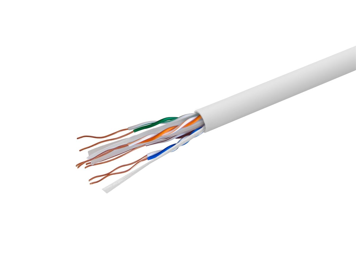 Monoprice 1000ft Cat6A Ethernet Cable, UTP, 23AWG, 10G, Pure
