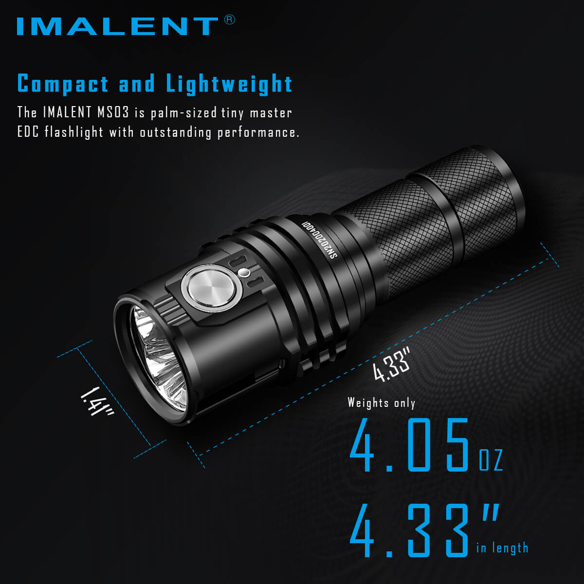 IMALENT MS03 Brightest EDC flashlight - IMALENT LED Flashlight