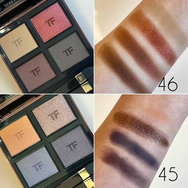 トム フォード「アイ カラー クォード」の春新色をスウォッチ