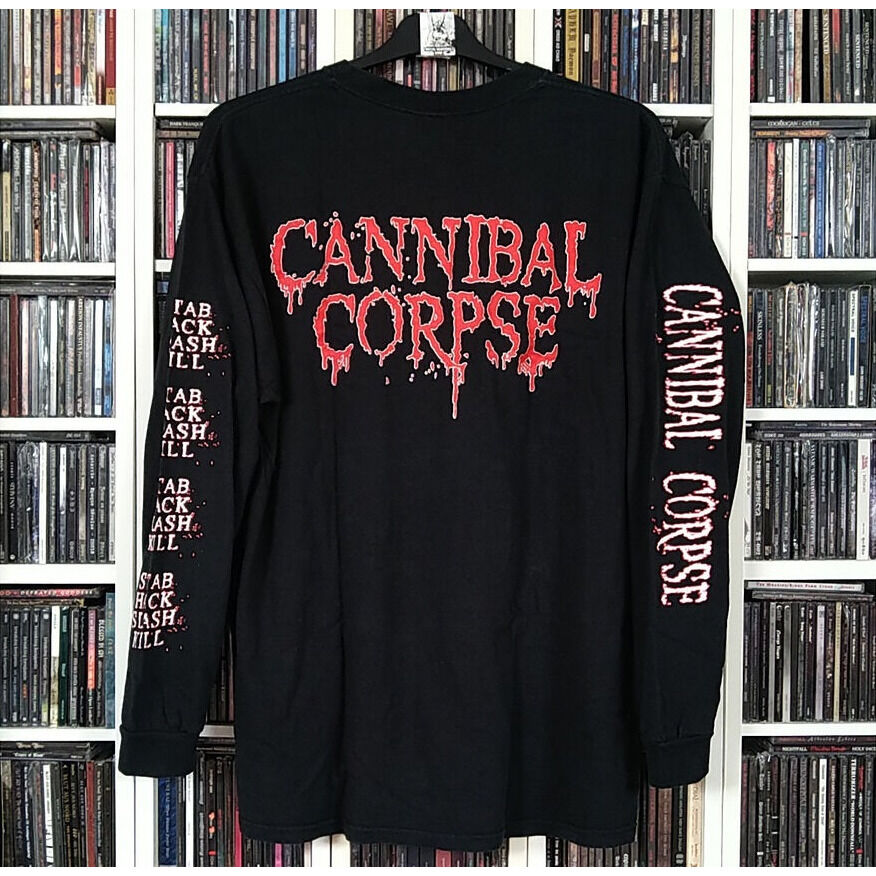 cannibal corpse vile 2004 vintage long sleeve shirt (xl size) , T
