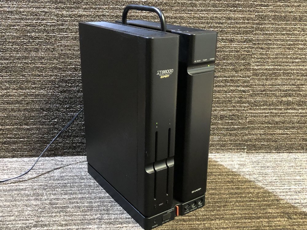□□ 貴重 SHARP 旧型PC X68000 EXPERT ( CZ-602C-BK ) / シャープ