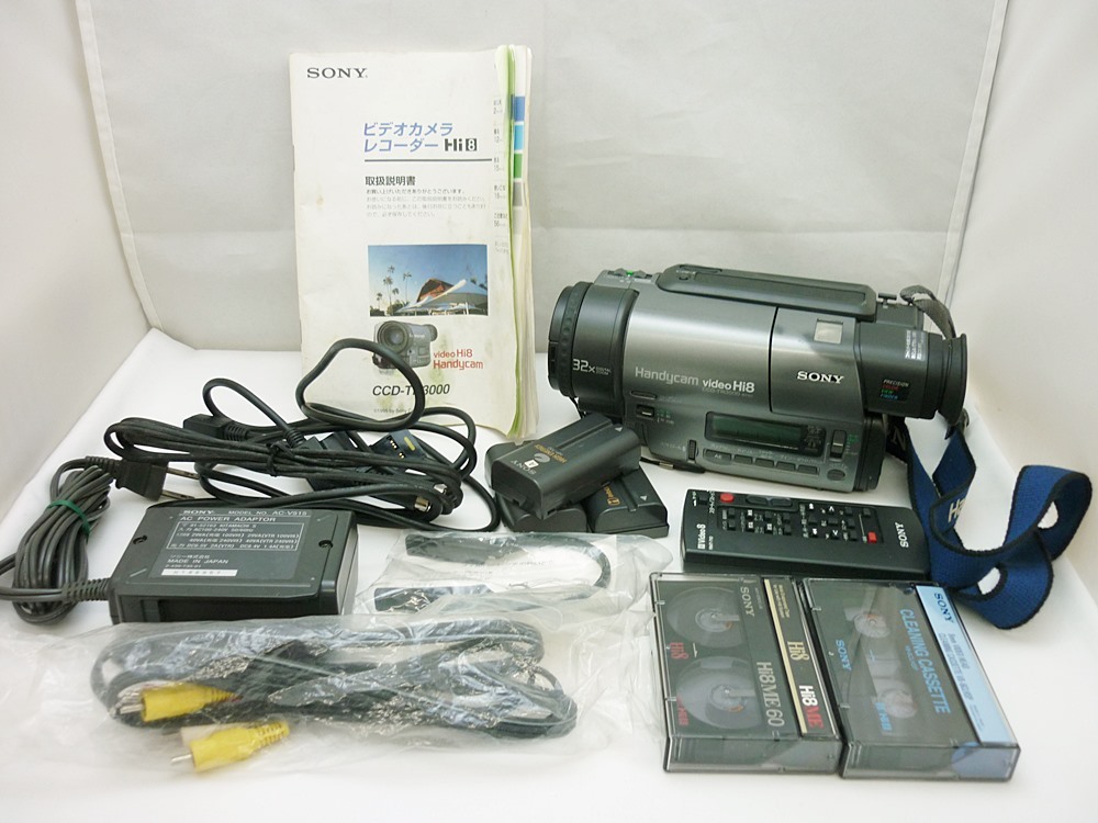 8mmテープのダビングに！ SONY ビデオカメラ CCD-TR3000 動作品 Sony