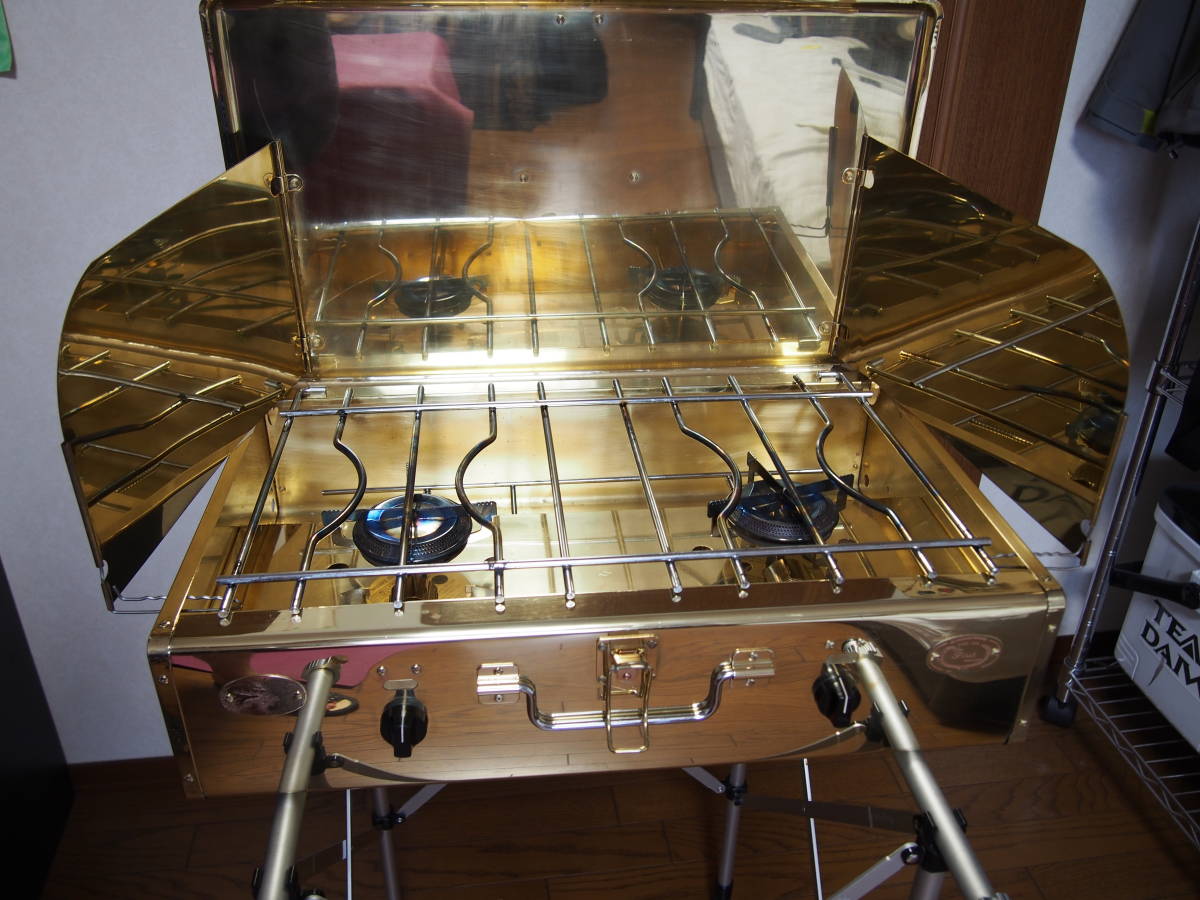 超激レア！ イワタニ プリムス IP2222 真鍮製 ツーバーナー 超激レア