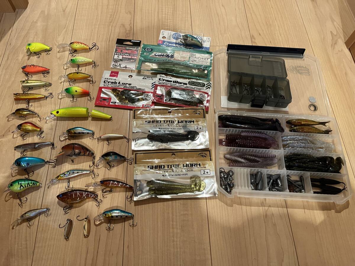 ブラックバスルアー リール 引退セット ブラックバス 釣り 引退品 ☆(5