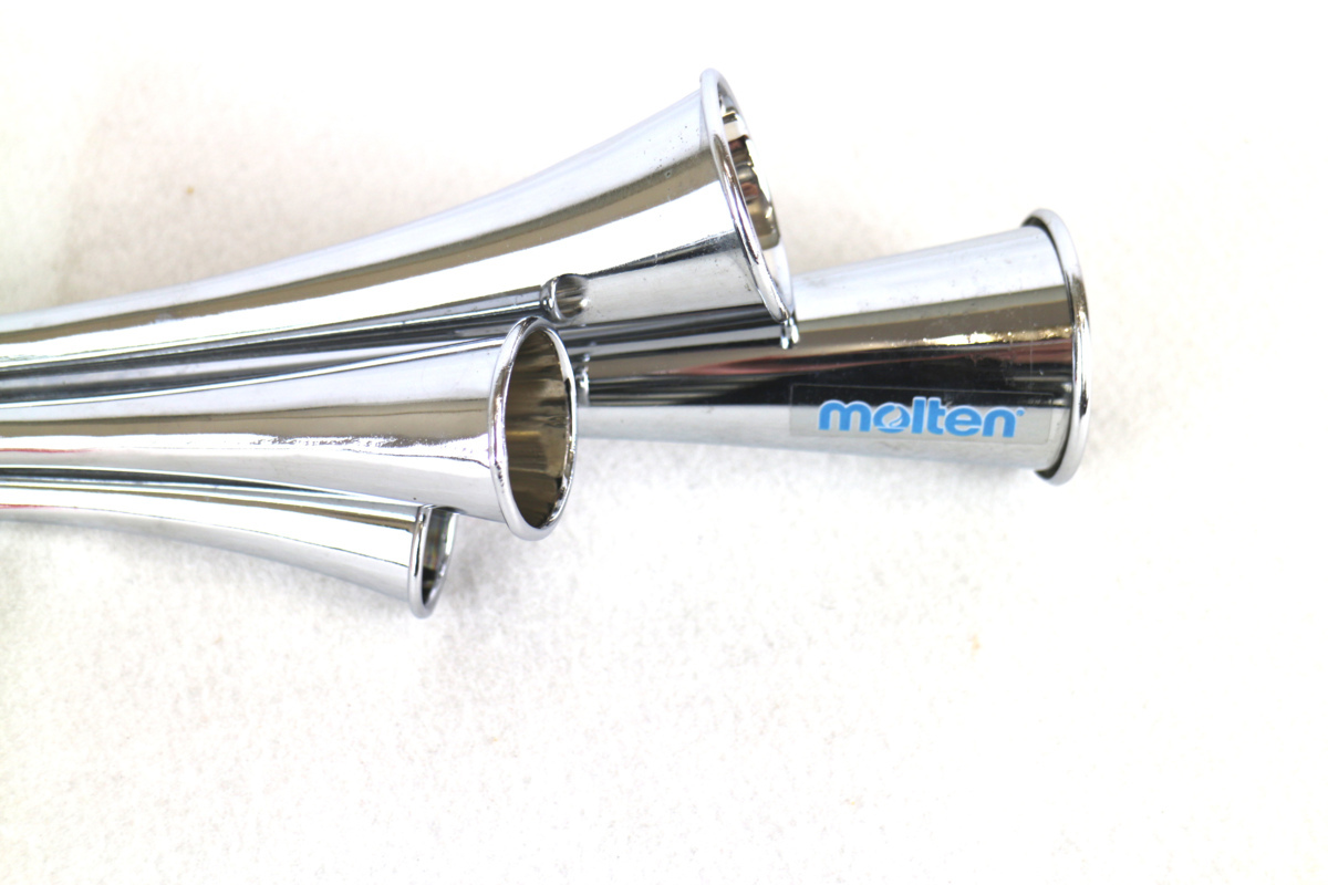 希少品] ミズノ 応援グッズ チアホーン 2連 新品未使用※値下げ不可