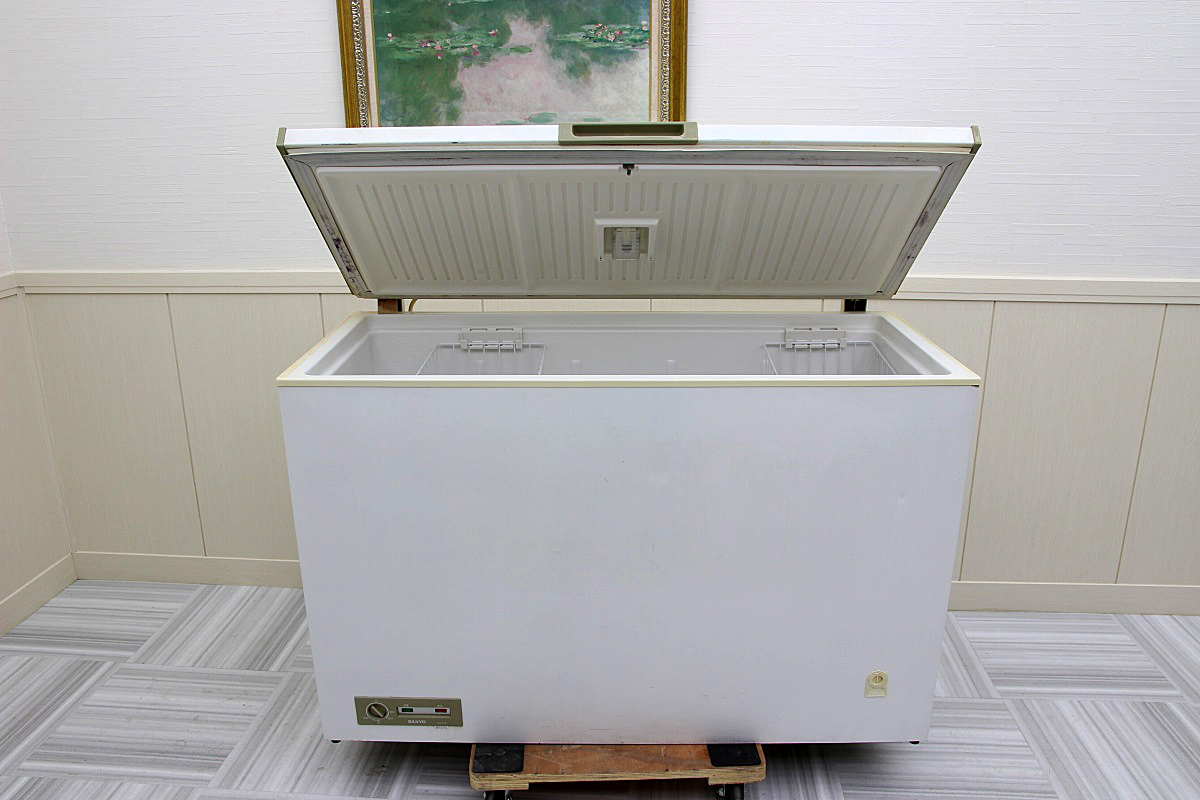 小型冷凍ストッカー SANYO サンヨー SCR-S44 冷凍庫 □サンヨー 冷凍