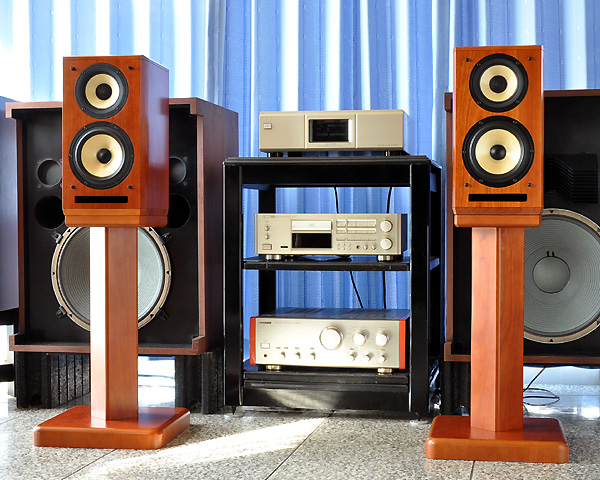 スタジオモニタースピーカー 木目調 2ウェイ パイオニア S-A4-LR