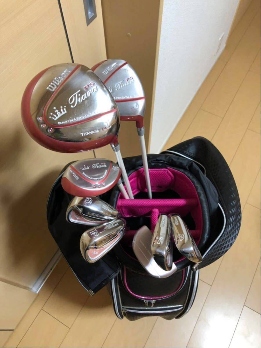 中古/レディースゴルフセット右利き9本/ウィルソン ティアラEX ＋