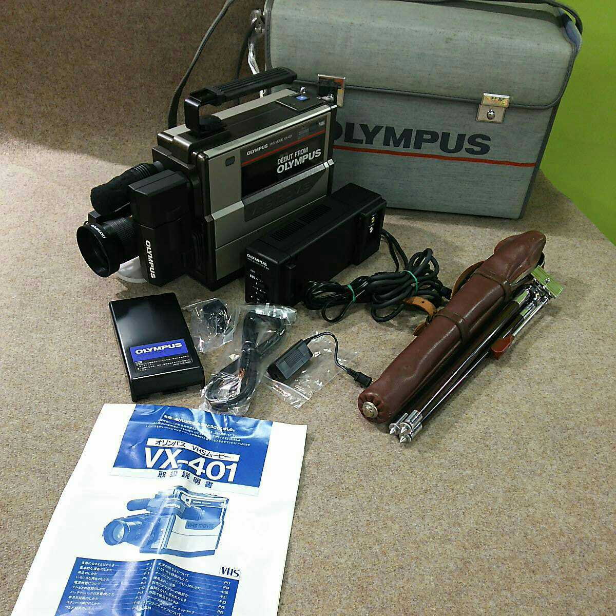 OLYMPUS VX-401-D オリンパス VHSムービー ビデオカメラ 希少 時代