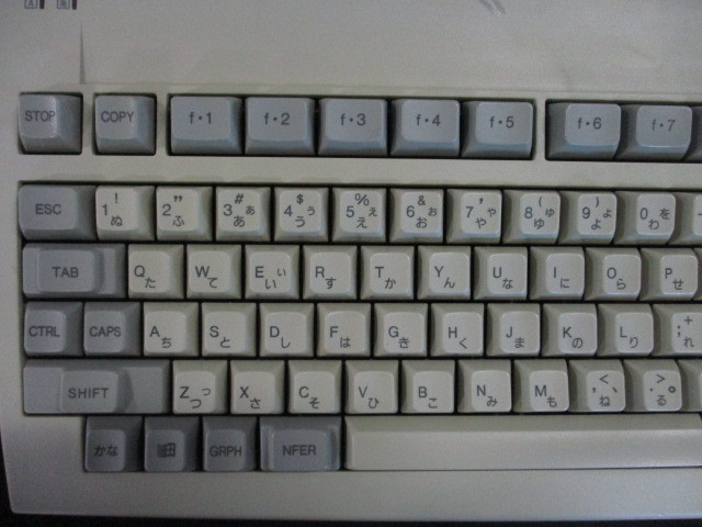 NEC PC-98 キーボード（Winキー付） ジャンク W50369の落札情報詳細