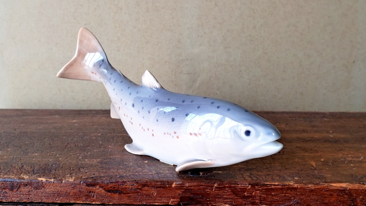 ROYAL COPENHAGEN ロイヤルコペンハーゲン ニジマス? お魚 フィギュ