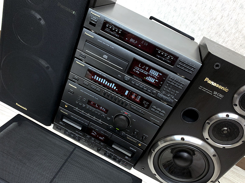 □動作品□Panasonic SC-D50 システムコンポ CD/TAPE/TUNER