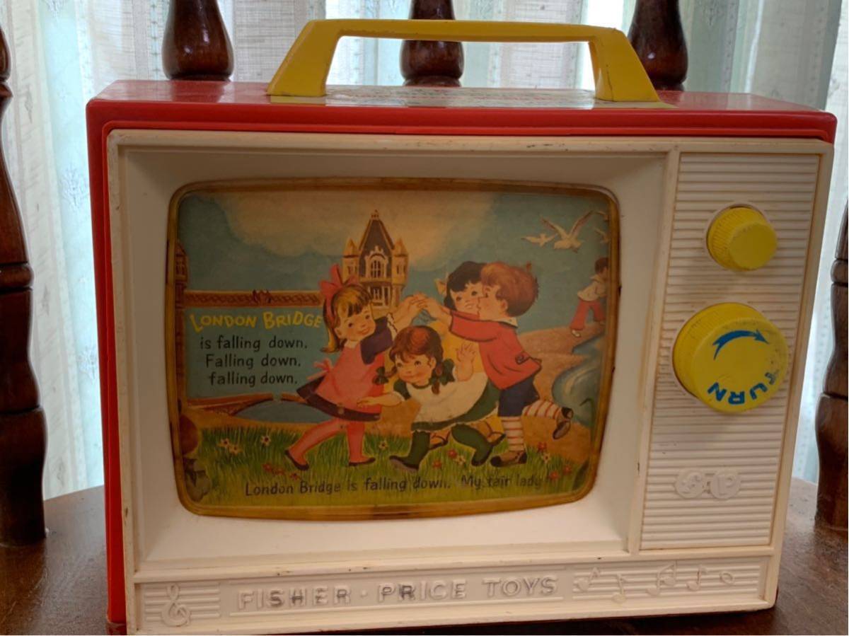 フィッシャープライス TV型 オルゴール FP Music Box TV ビンテージ