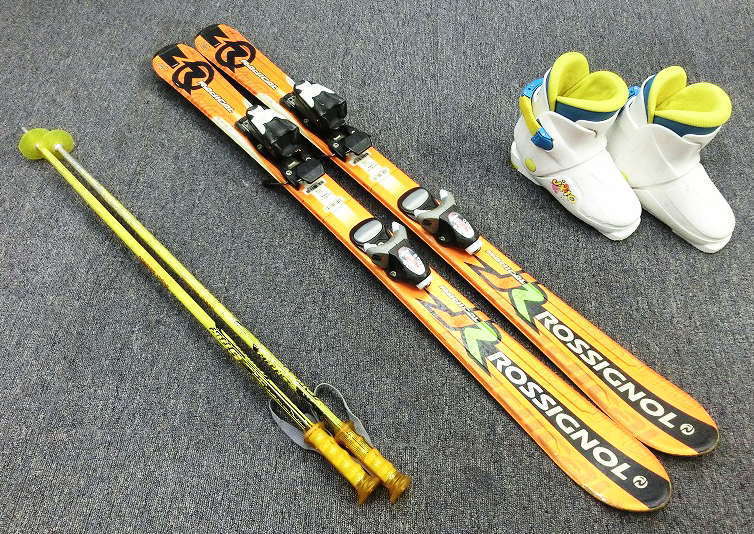 9335Y☆ROSSIGNOL Radical J 110cm/☆中古セット/子供用スキー/選べる
