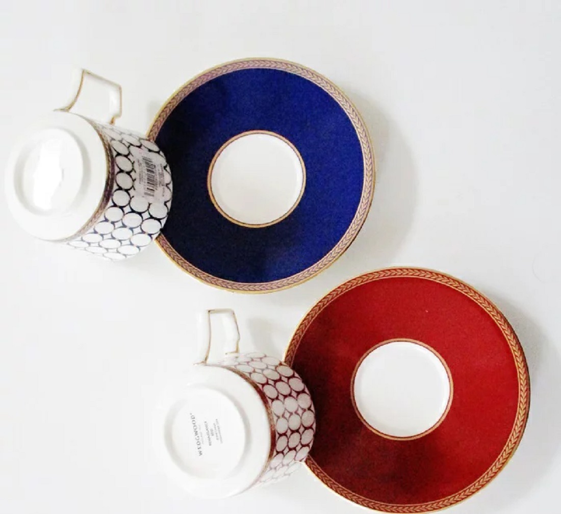 ウェッジウッドWEDGWOOD ルネッサンスゴールド・レッド ティーカップ