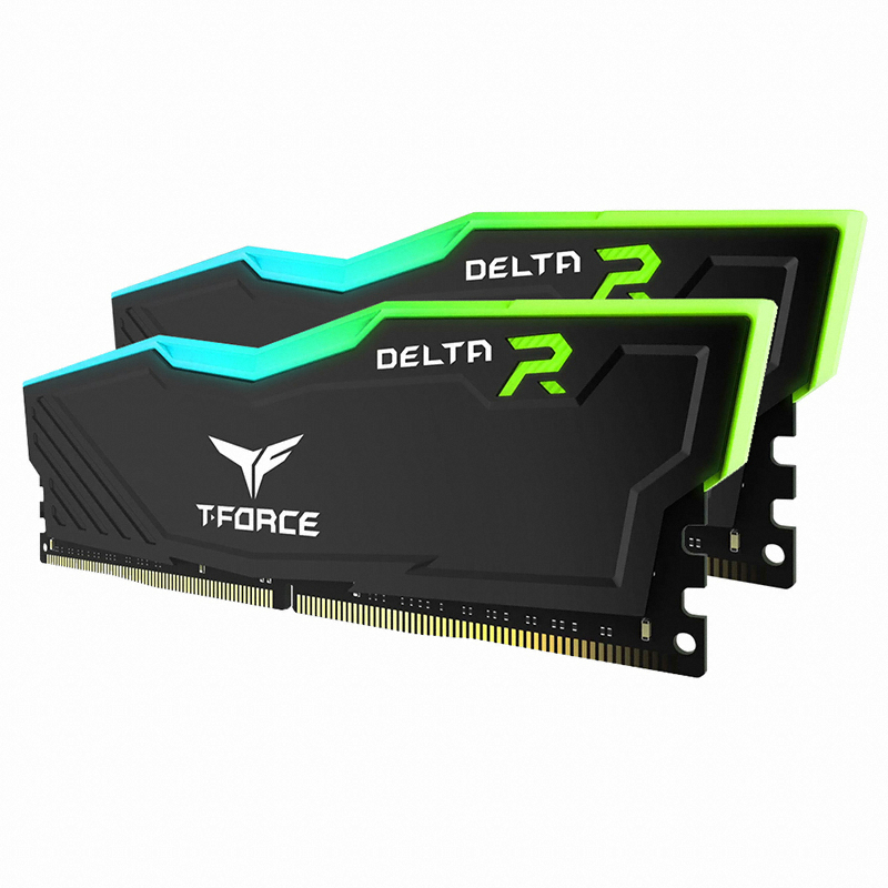 TeamGroup T-Force DDR4-2400 CL15 Delta RGB 패키지 (16GB(8Gx2