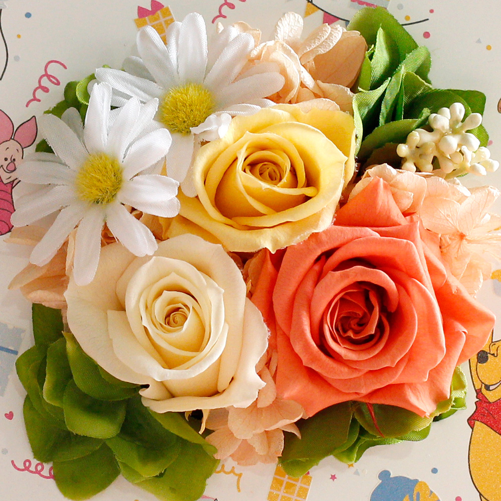 ディズニー プリザーブドフラワー「フレーム（くまのプーさん