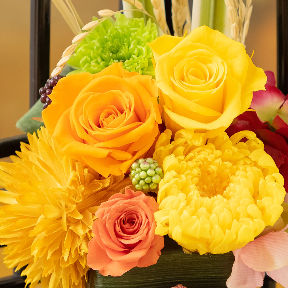 プリザーブドフラワー「祝華～華屏風～」｜フラワーギフト通販なら