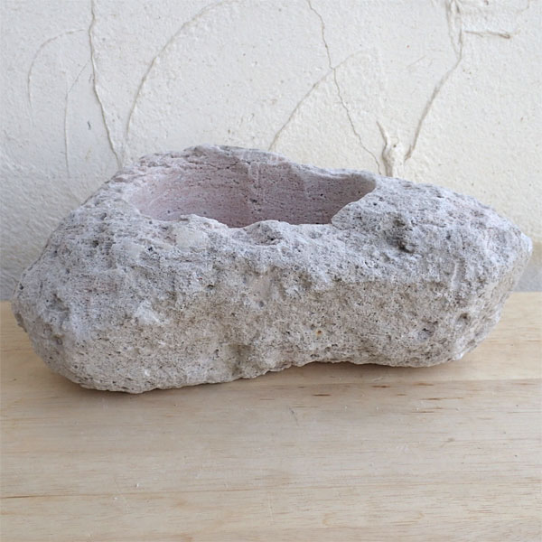 園芸ネット本店｜山野草鉢：さつま軽石鉢 3Lサイズ（4号苗用・寄せ植え