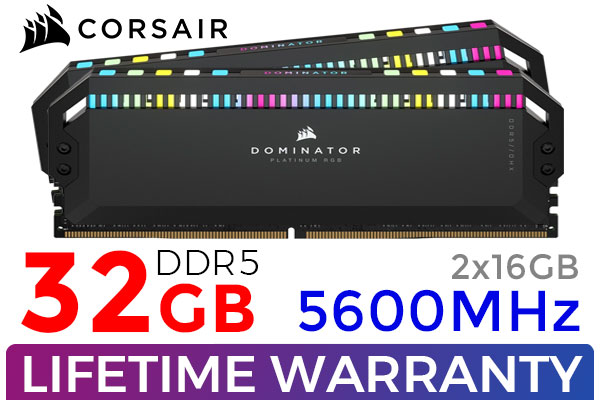 Corsair Dominator Platinum RGB 32GB DDR5 5600MHz - Best Deal