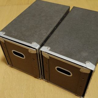MUJI (無印良品) - 無印良品 硬質パルプボックス 2個セット 引き出し