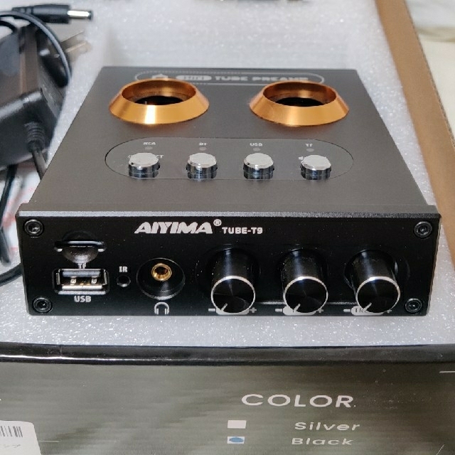 AIYIMA TUBE-T9 真空管プリアンプ アンプ オペアンプ交換可の通販 by