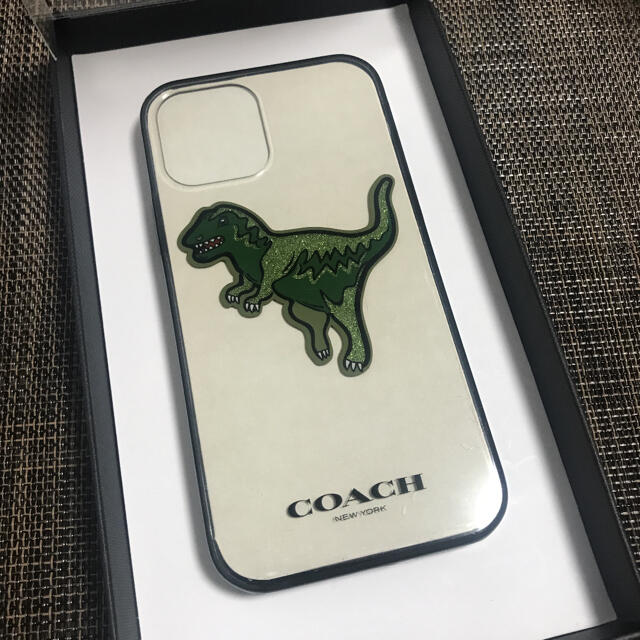 COACH - coach iPhone 12 & 12 PRO ケース ウィズ レキシー 恐竜の通販