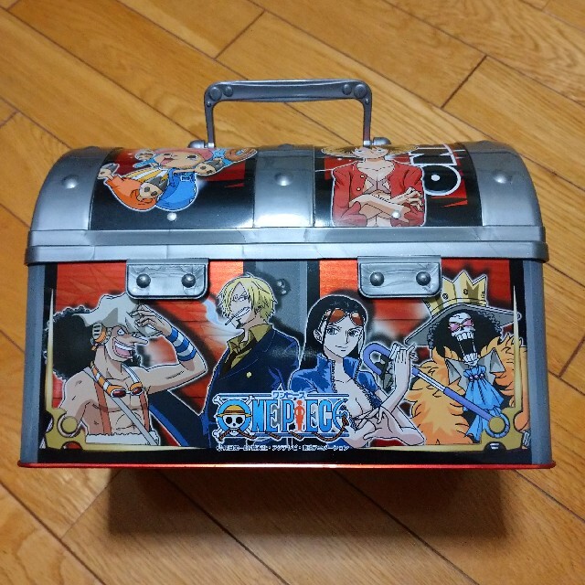 ONE PIECE おもちゃ入れ 缶 ワンピース トレジャーボックス 収納の通販