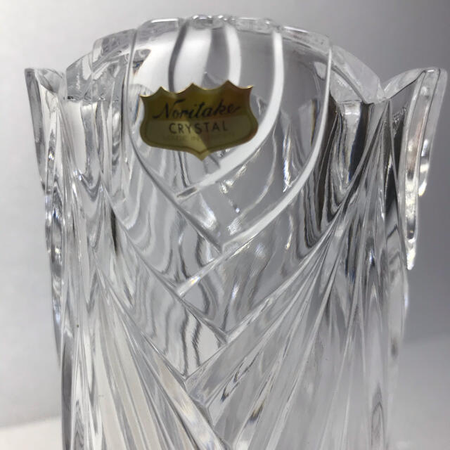 Noritake - 昭和レトロ[未使用] Noritake クリスタル フラワーベース