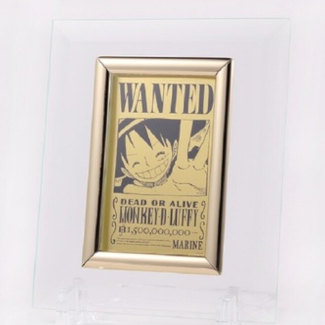 純金 手配書 ルフィ ワンピース カードの通販 by わんどら's shop｜ラクマ