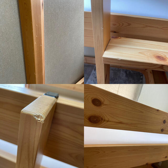 MUJI (無印良品) - 無印 パイン材ミドルベッドの通販 by ohana｜ムジル