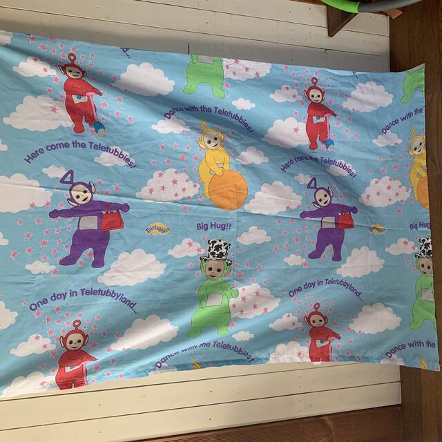 ビンテージシーツ テレタビーズ シーツリメイク ハギレ ビンテージ