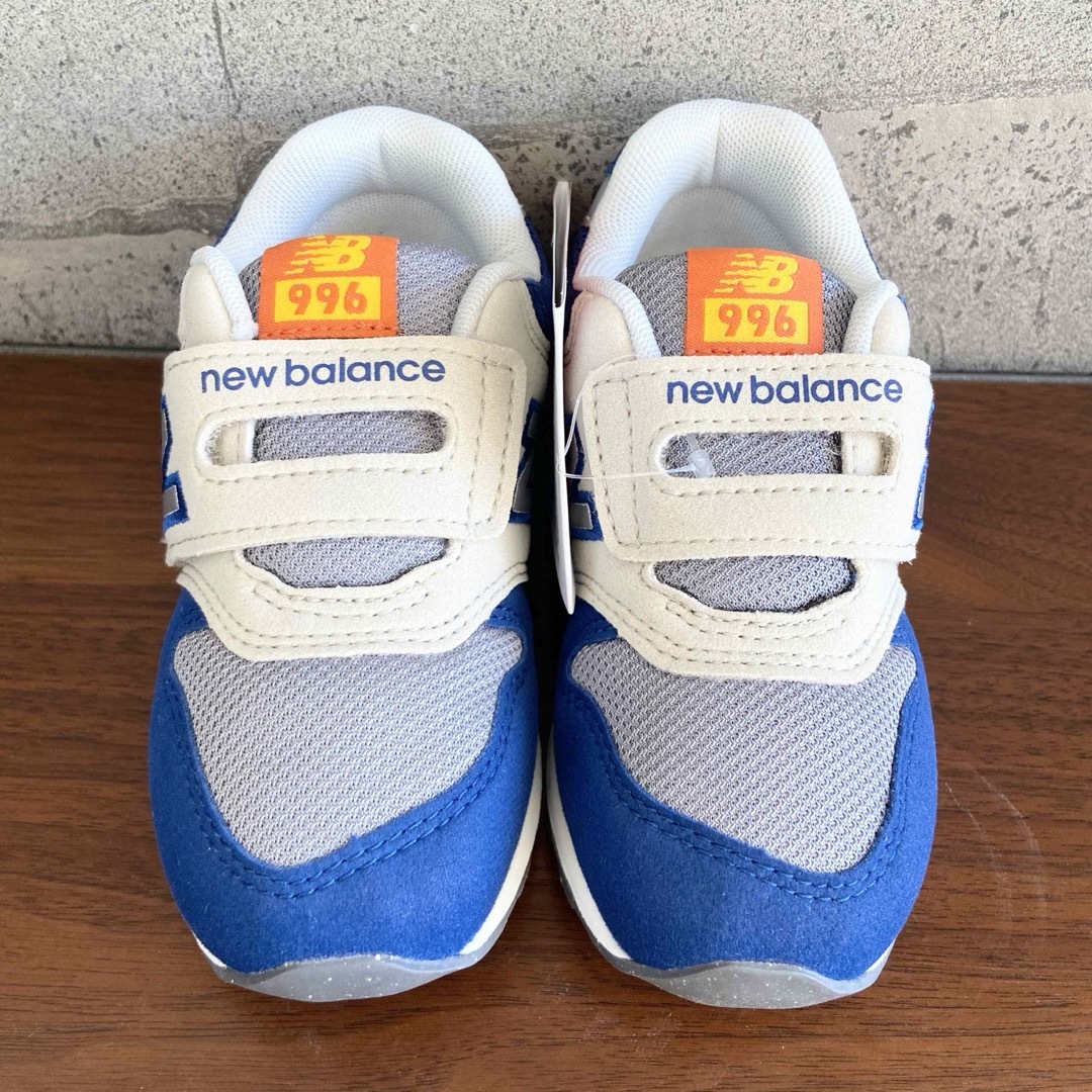 New Balance - 【新品】15.5センチ ブルー×オレンジ ニューバランス