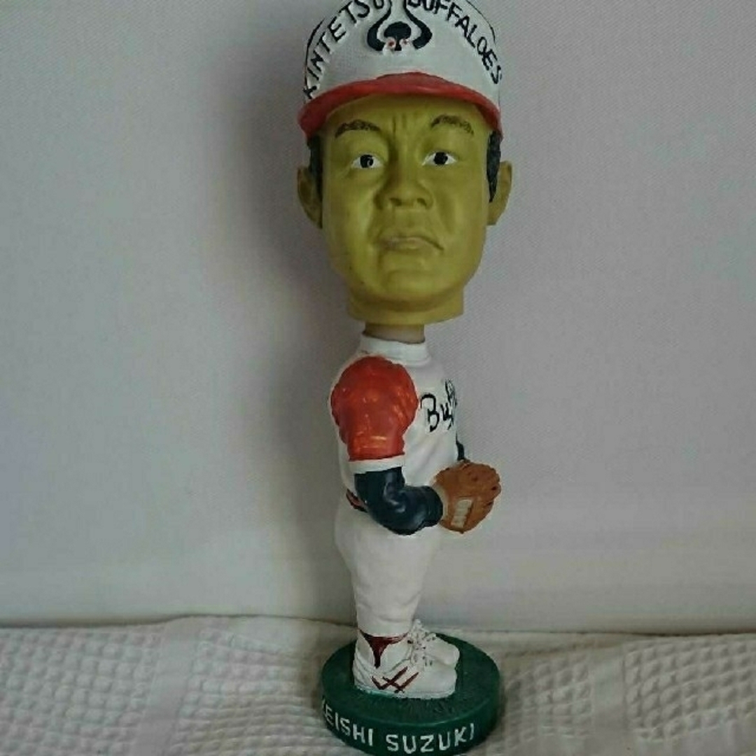 非売品】大阪近鉄バファローズ 鈴木啓示投手 バブルヘッド人形
