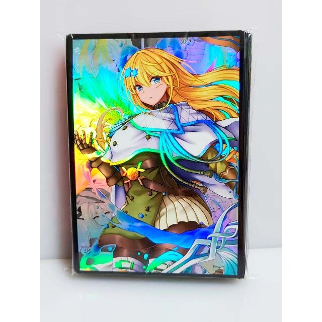 遊戯王 エクソシスター・ミカエリス ホロ加工 スリーブ 同人 ホロの