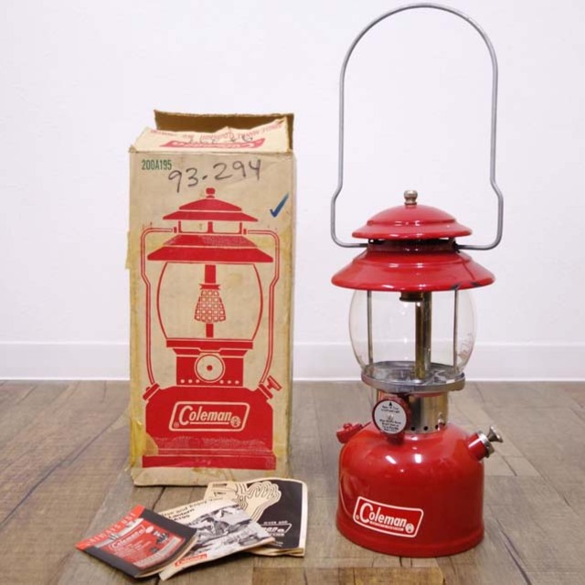 Coleman - デッドストック コールマン 赤ランタン 200A パテント