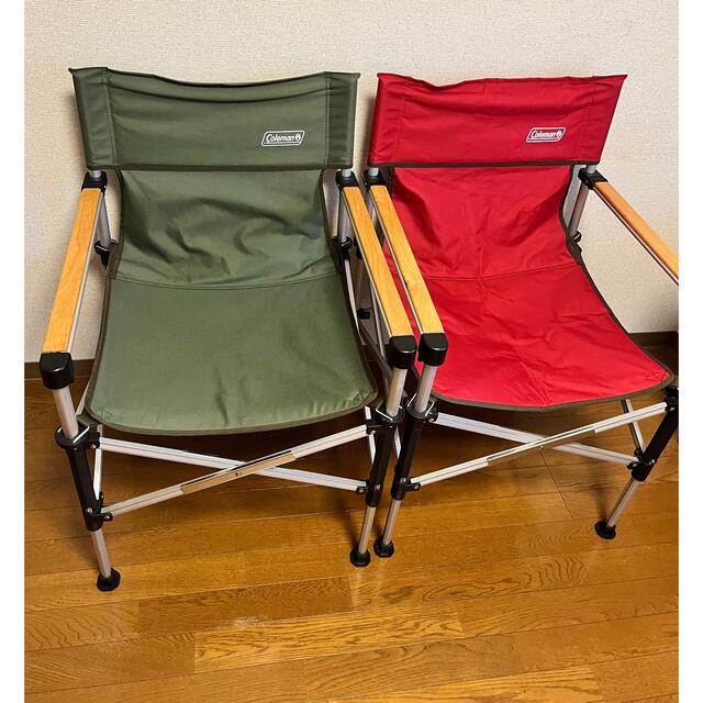 Coleman - コールマン ツーウェイキャプテンチェア レッド1脚の通販 by