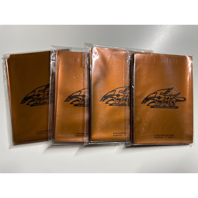 遊戯王 - 遊戯王5D's tin缶 スリーブ ブロンズ 4セットの通販 by