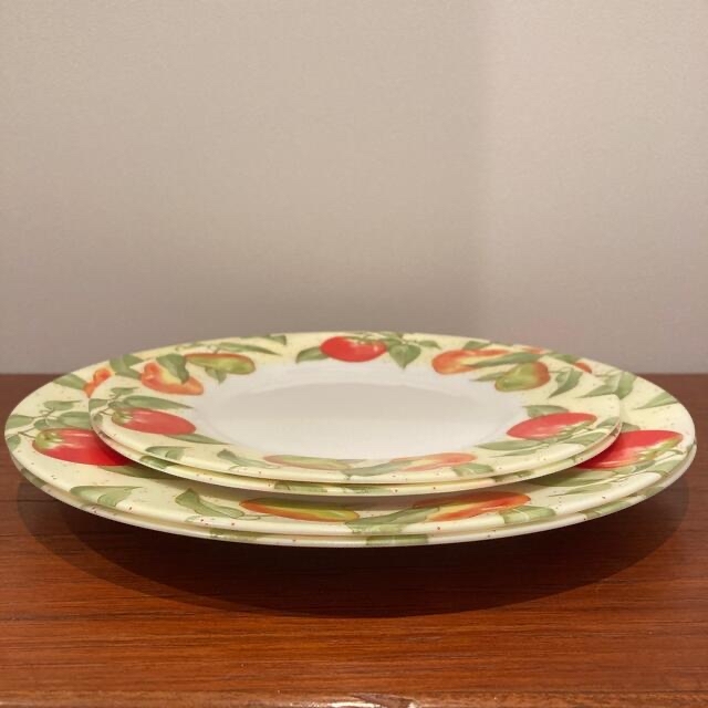 アルコパル arcopal フルーツ柄プレート4枚 24.5cm 20cm 廃盤の通販 by