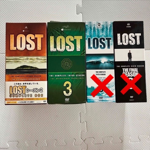 LOST ロスト DVD-BOX レンタル落ちDVD 海外ドラマの通販 by かなっぴ's