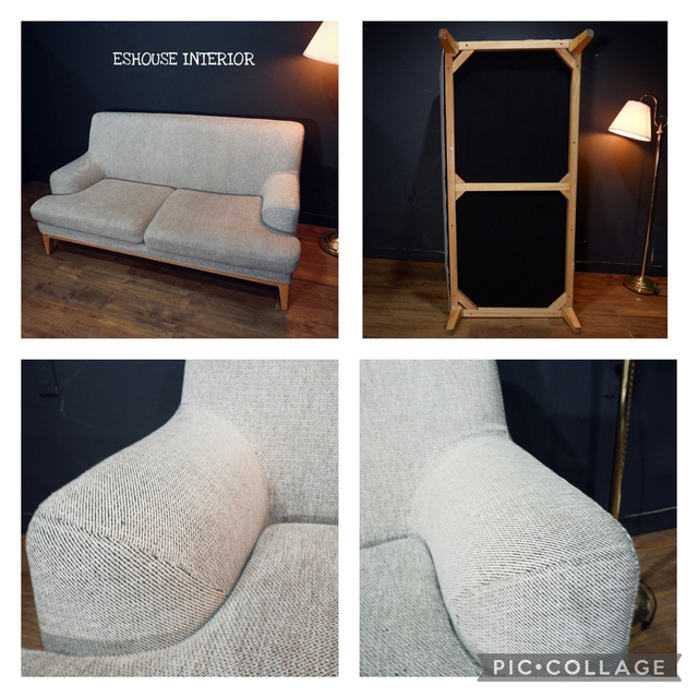 Francfranc - 首都圏送¥0〜フランフラン8万円ボルケ2人掛けソファー＋