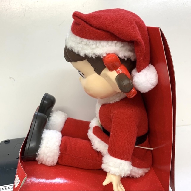 不二家 - お座りペコちゃん サンタ クリスマス ペコちゃん 不二家 人形