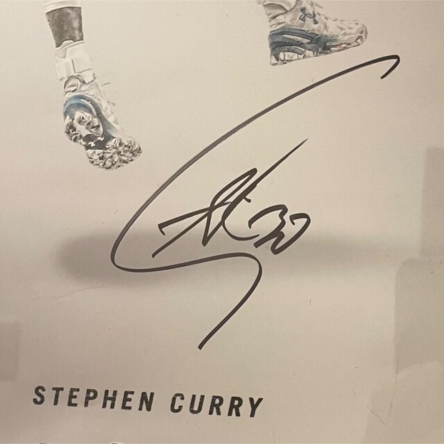 ステフィン・カリー 直筆サイン入りポスター メモラビリアの通販 by