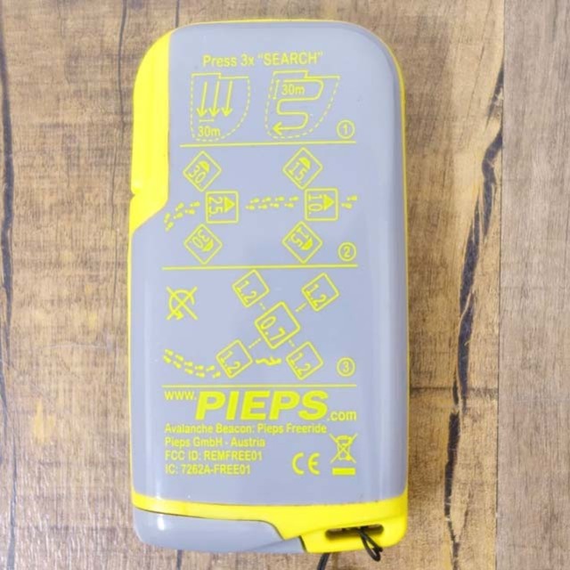 美品 ピープス Pieps FREERIDE フリーライド ビーコン 雪山 登山