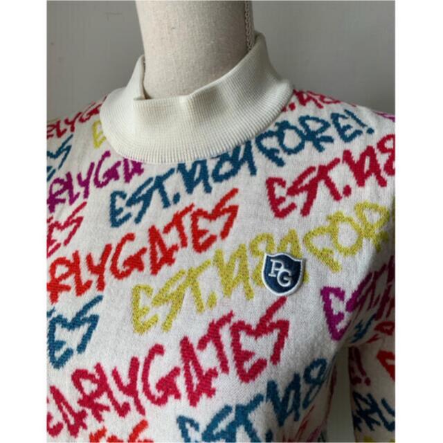 PEARLY GATES - パーリーゲイツ カラフル落書きニットの通販 by