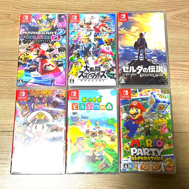 Nintendo Switch - Nintendo Switch ソフト6本 新品未開封の通販 by た